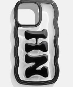 Bubble Custom iPhone Case - Black