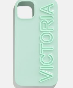 Fine Line Custom iPhone Case - Mint