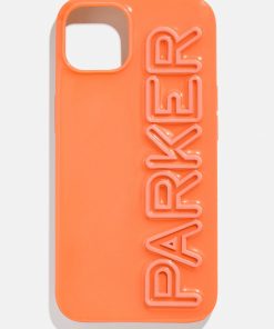 Fine Line Custom iPhone Case - Orange