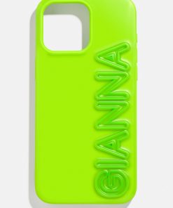 Fine Line Custom iPhone Case - Lime Green