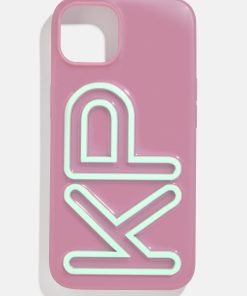 Fine Line Custom iPhone Case - Dark Purple/Light Blue