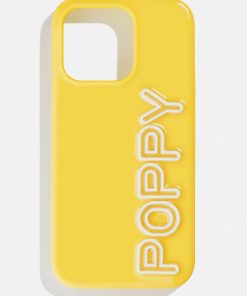 Fine Line Custom iPhone Case - Yellow/White