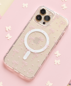 Clear MagSafe® Phone Case - Dainty Bows