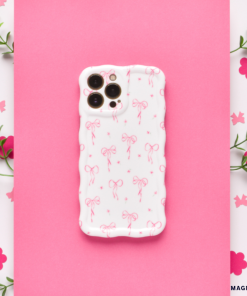 Wavy Phone Case - Dainty Bows