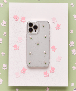 Cute Tulips Clear Phone Case