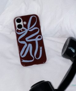 Mocha Ribbon Printed Phone Cases by Jasmine Dowling - The Dairy