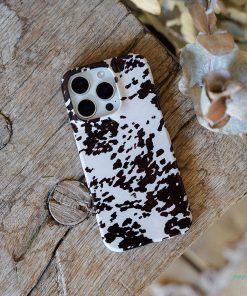 Cowhide Charm Printed Phone Cases by The Dairy - The Dairy