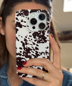 Cowhide Charm Printed Phone Cases by The Dairy - The Dairy