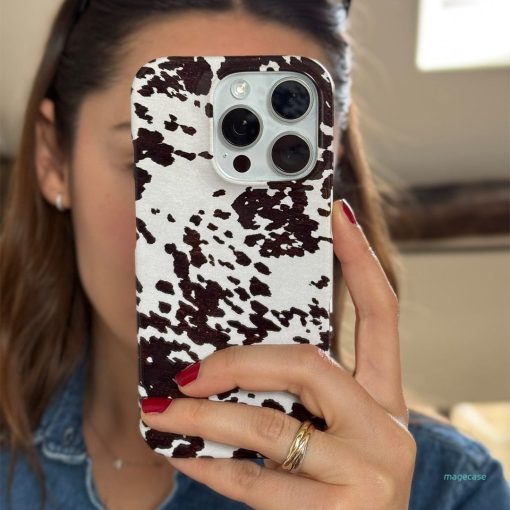 Cowhide Charm Printed Phone Cases by The Dairy - The Dairy