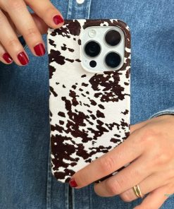 Cowhide Charm Printed Phone Cases by The Dairy - The Dairy