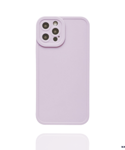 The NAKD Phone Case - Lilac from Coconut Lane is featured in the spring collection. With its rounded corners and raised edges providing full camera protection, this case is designed to fit a phone with a quad-camera setup. This pastel favorite stands out beautifully against the plain white background.