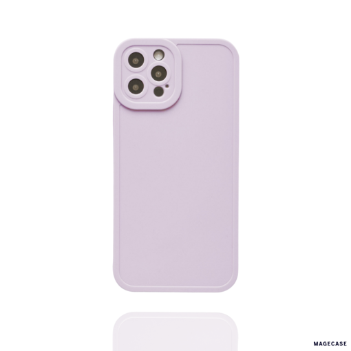 The NAKD Phone Case - Lilac from Coconut Lane is featured in the spring collection. With its rounded corners and raised edges providing full camera protection, this case is designed to fit a phone with a quad-camera setup. This pastel favorite stands out beautifully against the plain white background.