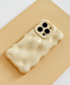 3D Bubble Phone Case - Butter Yellow