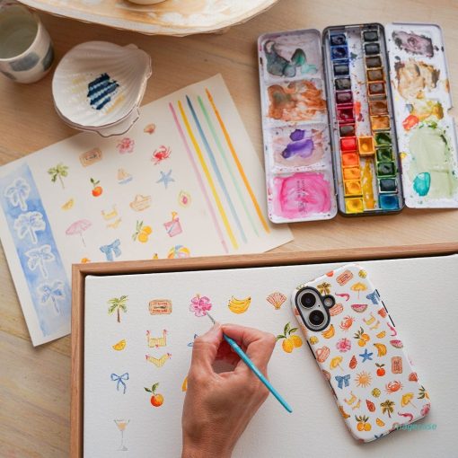Summer Icons Printed Phone Cases by Cass Deller - The Dairy