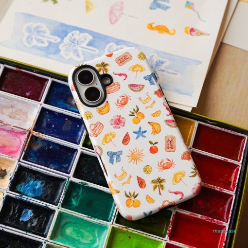 Summer Icons Printed Phone Cases by Cass Deller - The Dairy