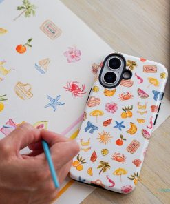 Summer Icons Printed Phone Cases by Cass Deller - The Dairy