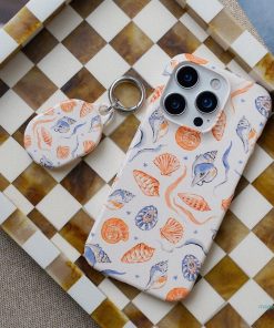 Shells Swirls Printed Phone Cases by Cass Deller - The Dairy