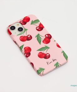 Cherry Rose Printed Phone Cases by Kerrie Hess - The Dairy