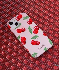 Cherry Rose Printed Phone Cases by Kerrie Hess - The Dairy