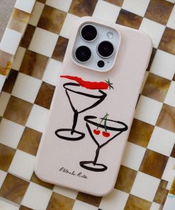 Chili Cherry Printed Phone Cases by Phthalo Ruth - The Dairy