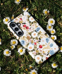 Garden Strawberries Printed Phone Cases by Ellie Mae - The Dairy