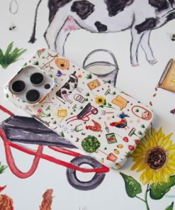 Farm Stay Printed Phone Cases by BG. Studio - The Dairy