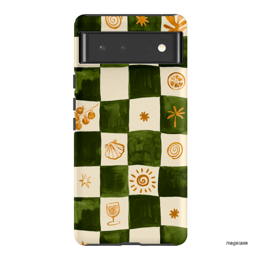 Afternoon Mezze Printed Phone Cases Google Pixel 6 / Armoured by Charlie Taylor - The Dairy