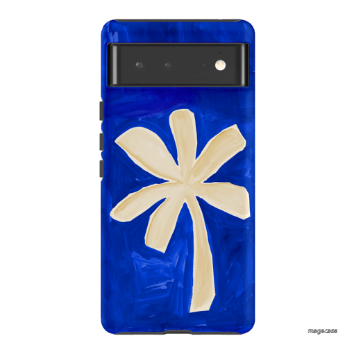 Bleu Palm Printed Phone Cases Google Pixel 6 / Armoured by Charlie Taylor - The Dairy