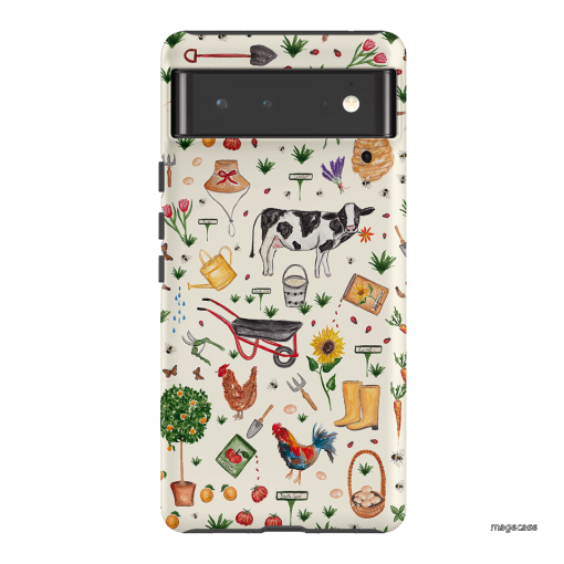 Farm Stay Printed Phone Cases Google Pixel 6 / Armoured by BG. Studio - The Dairy