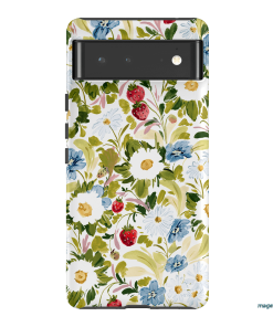 Garden Strawberries Printed Phone Cases Google Pixel 6 / Armoured by Ellie Mae - The Dairy