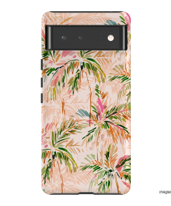 Hawaiian Palms Printed Phone Cases Google Pixel 6 / Armoured by Cass Deller - The Dairy
