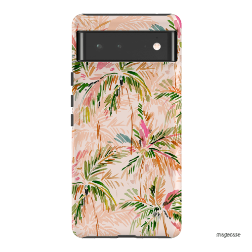 Hawaiian Palms Printed Phone Cases Google Pixel 6 / Armoured by Cass Deller - The Dairy