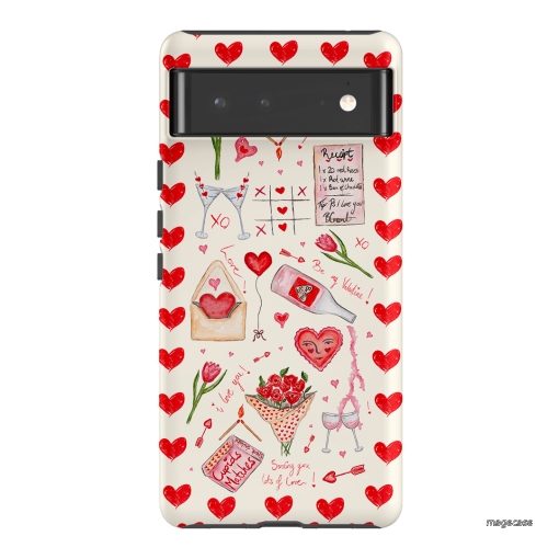 Love Note Printed Phone Cases Google Pixel 6 / Armoured by BG. Studio - The Dairy
