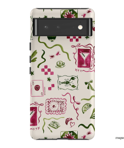 Martini Gal Printed Phone Cases Google Pixel 6 / Armoured by Charlie Taylor - The Dairy