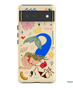 Mermaid Salad Cream Printed Phone Cases Google Pixel 6 / Armoured by Easty Beasty - The Dairy