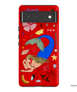 Mermaid Salad Scarlet Printed Phone Cases Google Pixel 6 / Armoured by Easty Beasty - The Dairy