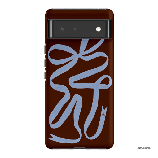 Mocha Ribbon Printed Phone Cases Google Pixel 6 / Armoured by Jasmine Dowling - The Dairy