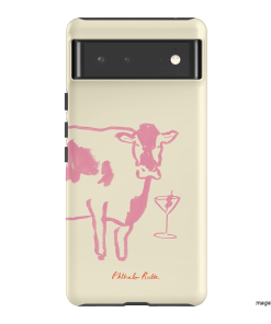 Mootini Pink Printed Phone Cases by Phthalo Ruth - The Dairy