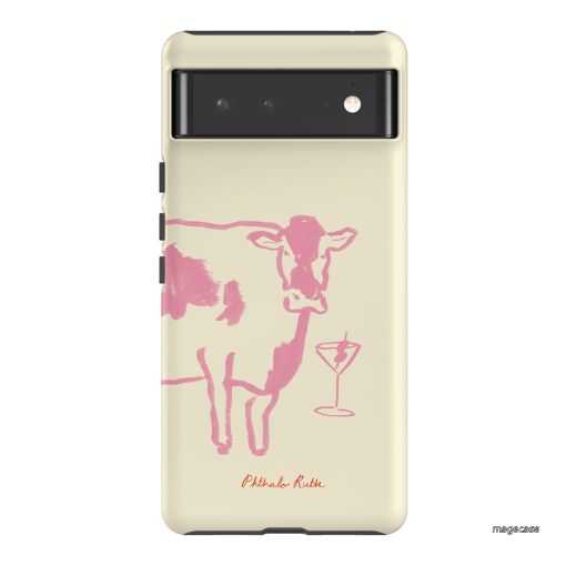 Mootini Pink Printed Phone Cases by Phthalo Ruth - The Dairy