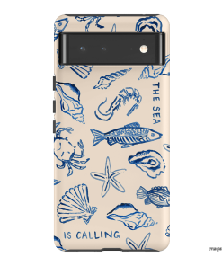 Sea Call Printed Phone Cases Google Pixel 6 / Armoured by Cass Deller - The Dairy