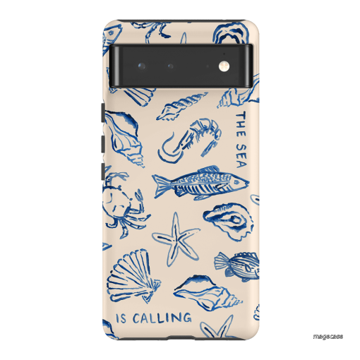 Sea Call Printed Phone Cases Google Pixel 6 / Armoured by Cass Deller - The Dairy