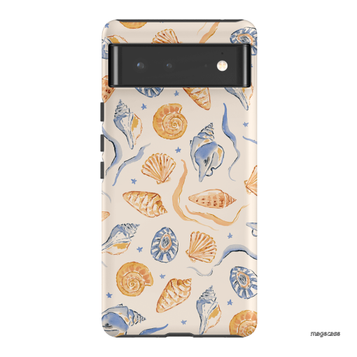 Shells & Swirls Printed Phone Cases by Cass Deller - The Dairy