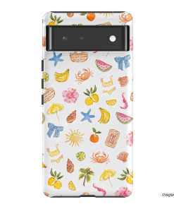 Summer Icons Printed Phone Cases Google Pixel 6 / Armoured by Cass Deller - The Dairy