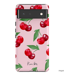 Cherry Rose Printed Phone Cases Google Pixel 6 / Armoured by Kerrie Hess - The Dairy