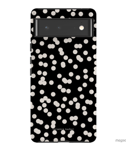 Mini Confetti Noir Printed Phone Cases Google Pixel 6 / Armoured by Veronica Tucker - The Dairy