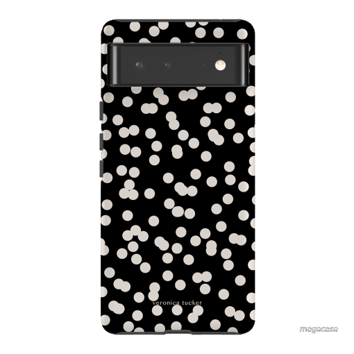 Mini Confetti Noir Printed Phone Cases Google Pixel 6 / Armoured by Veronica Tucker - The Dairy