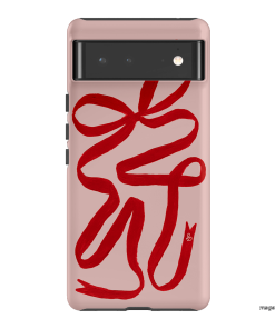 Valentine Ribbon Printed Phone Cases Google Pixel 6 / Armoured by Jasmine Dowling - The Dairy