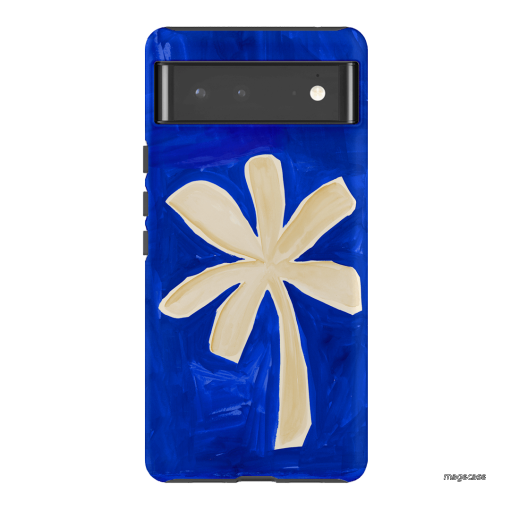 Bleu Palm Printed Phone Cases Google Pixel 6 Pro / Armoured by Charlie Taylor - The Dairy