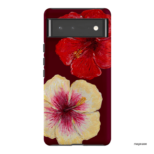 Hibiscus Flower Printed Phone Cases Google Pixel 6 Pro / Armoured by BG. Studio - The Dairy