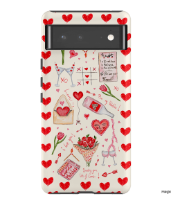 Love Note Printed Phone Cases Google Pixel 6 Pro / Armoured by BG. Studio - The Dairy